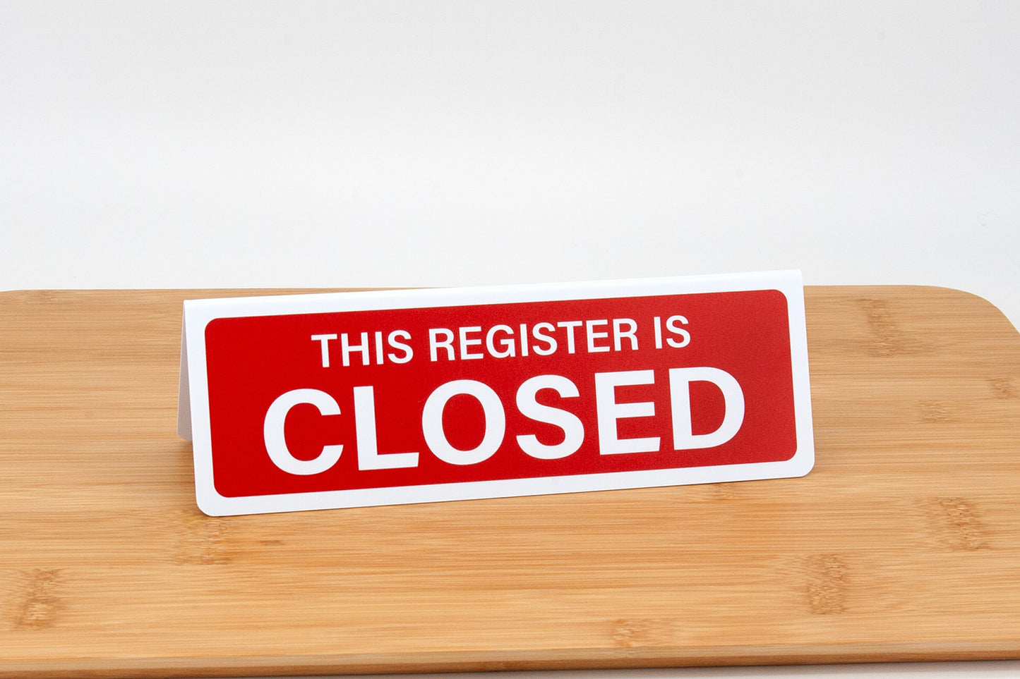 This Register Is Closed Tents - Red
