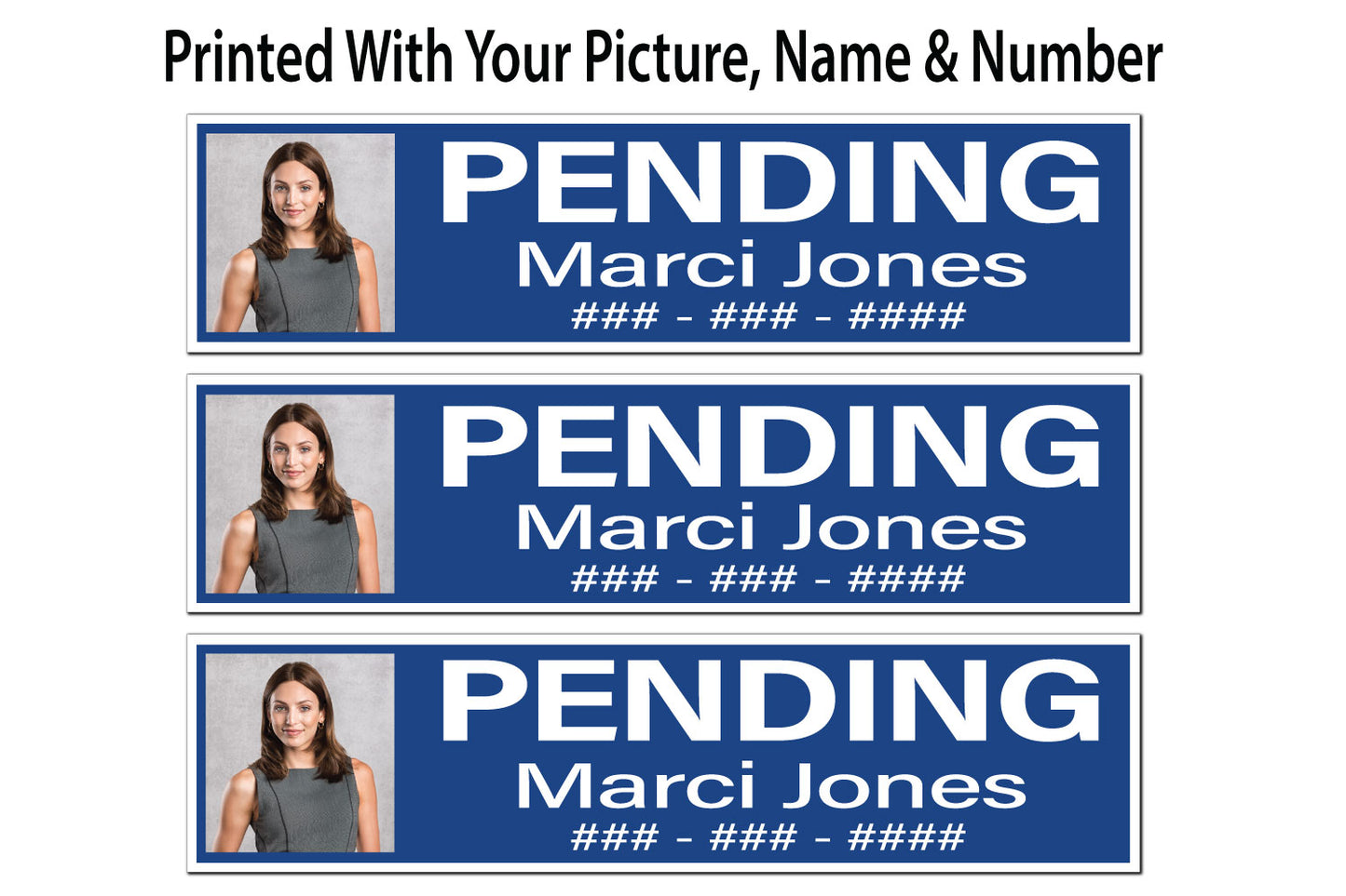 Custom Printed Sign Riders - Pending