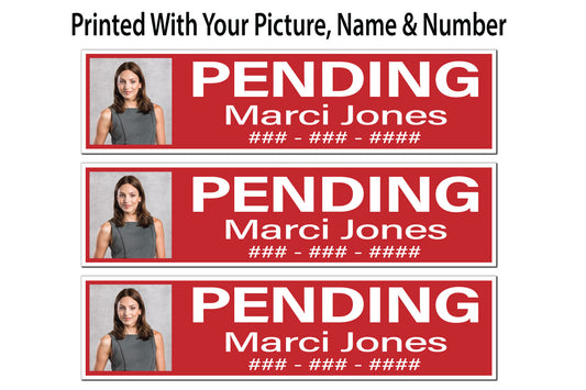 Custom Printed Sign Riders - Pending