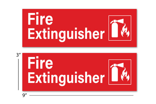 Engraved Fire Extinguisher Signs