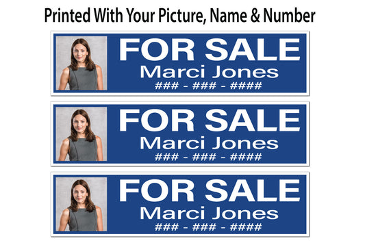 Custom Printed Sign Riders - For Sale