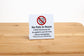 No Pets In Room Signs