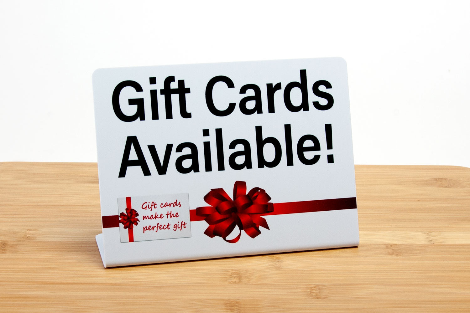 Gift Card Counter Signs
